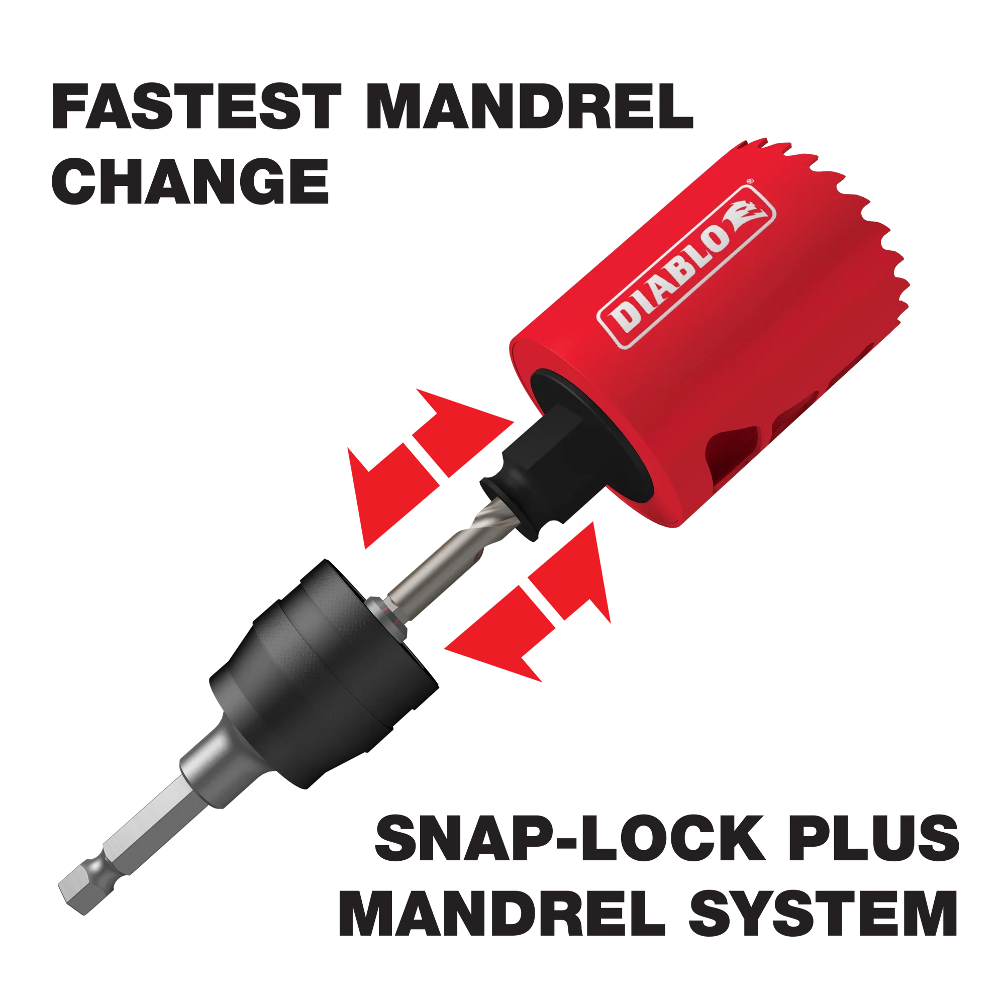 Diablo DHS3500CT 3-1/2 Inch Carbide-Tipped Wood & Metal Holesaw - Image 2