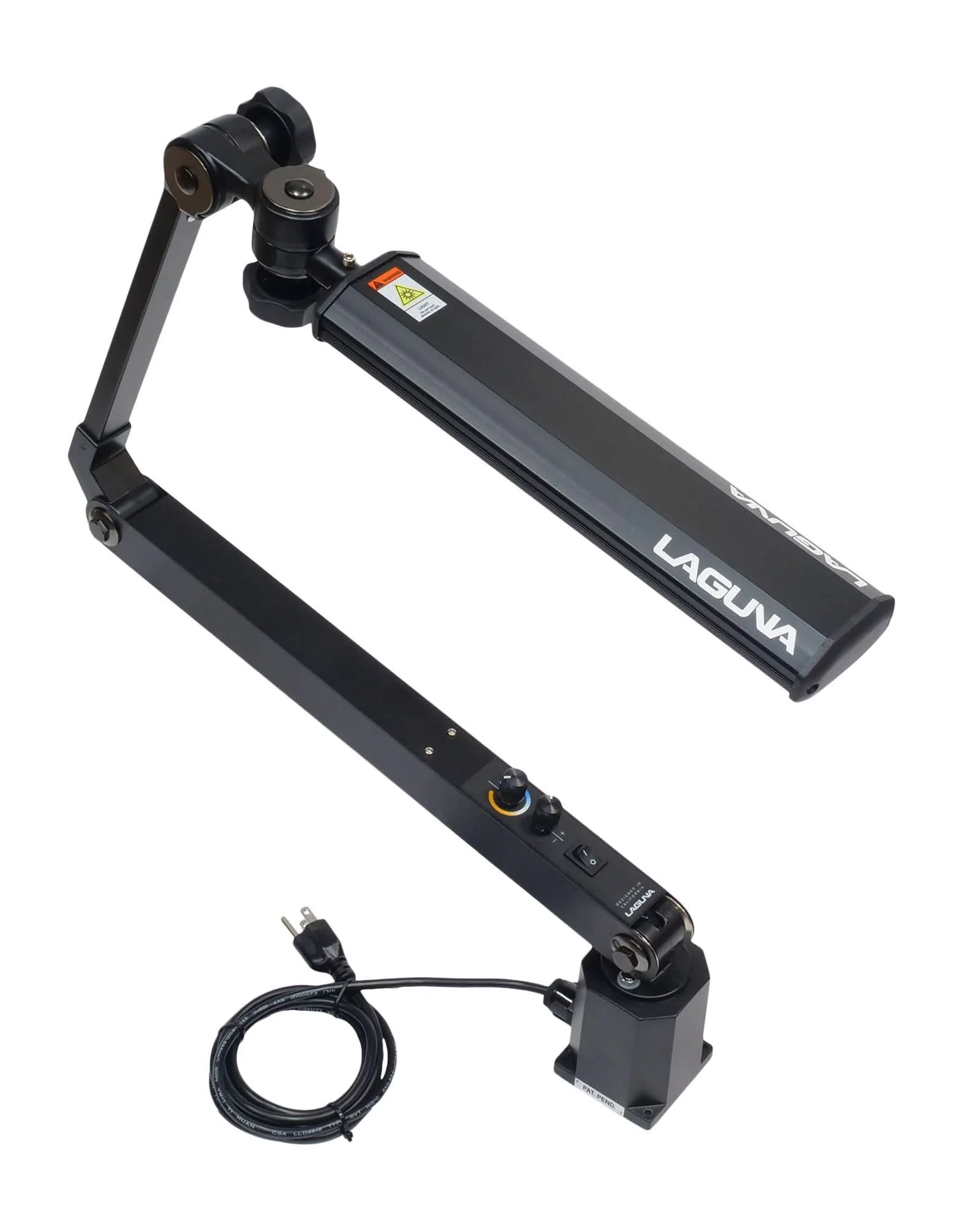 LAGUNA ALEDLATHE LED Double Arm Adjustable Brightness & Color, Rectangular Head, 100V Light - Image 2