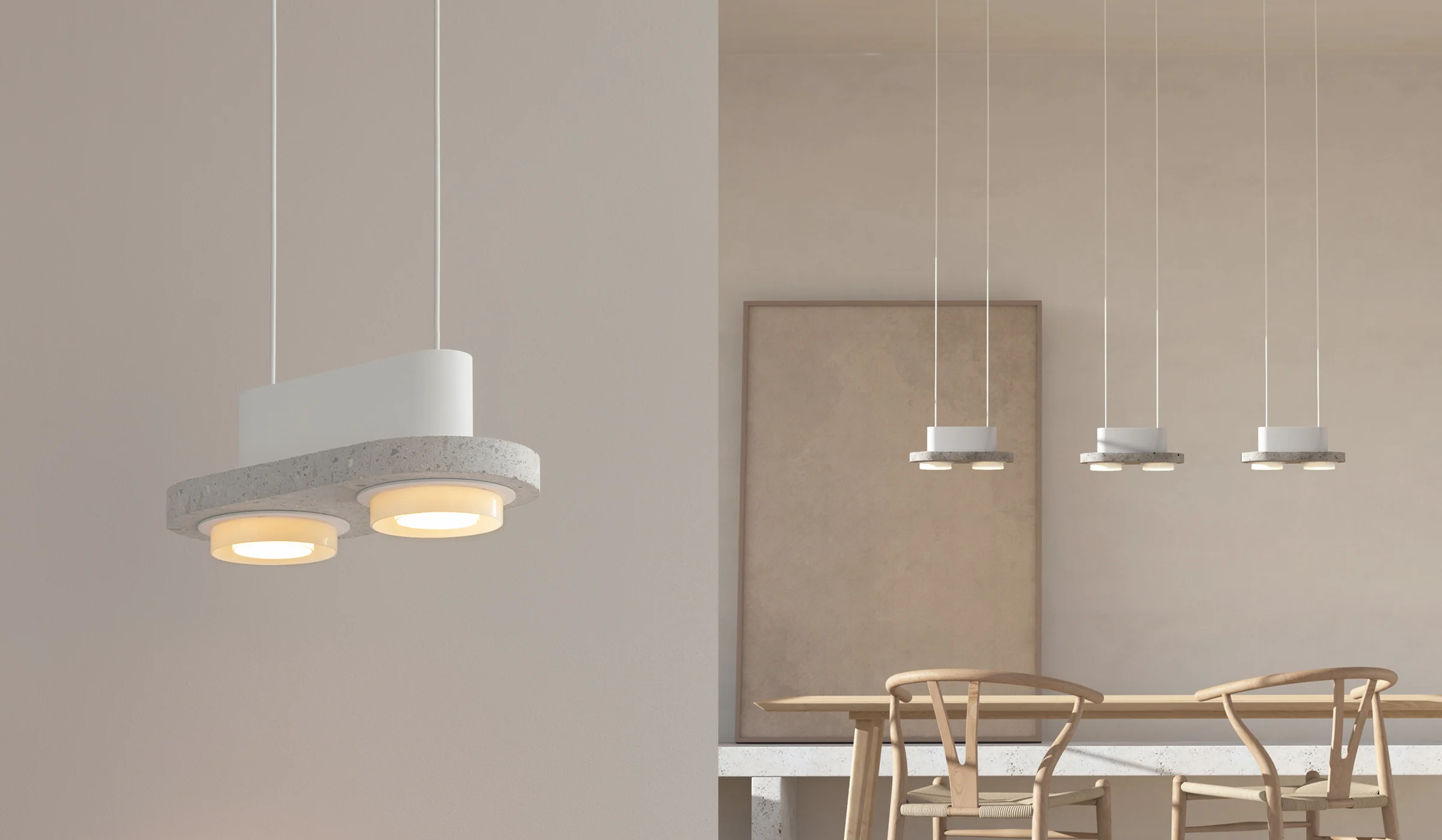 AMBRA WHITE I Double Pendant by David Pompa - $3,750.00 - Image 3
