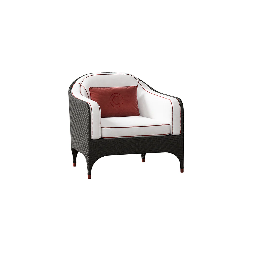 OUTDOOR SMALL ARMCHAIR WITH ARMREST | $6,500.00 - Image 1