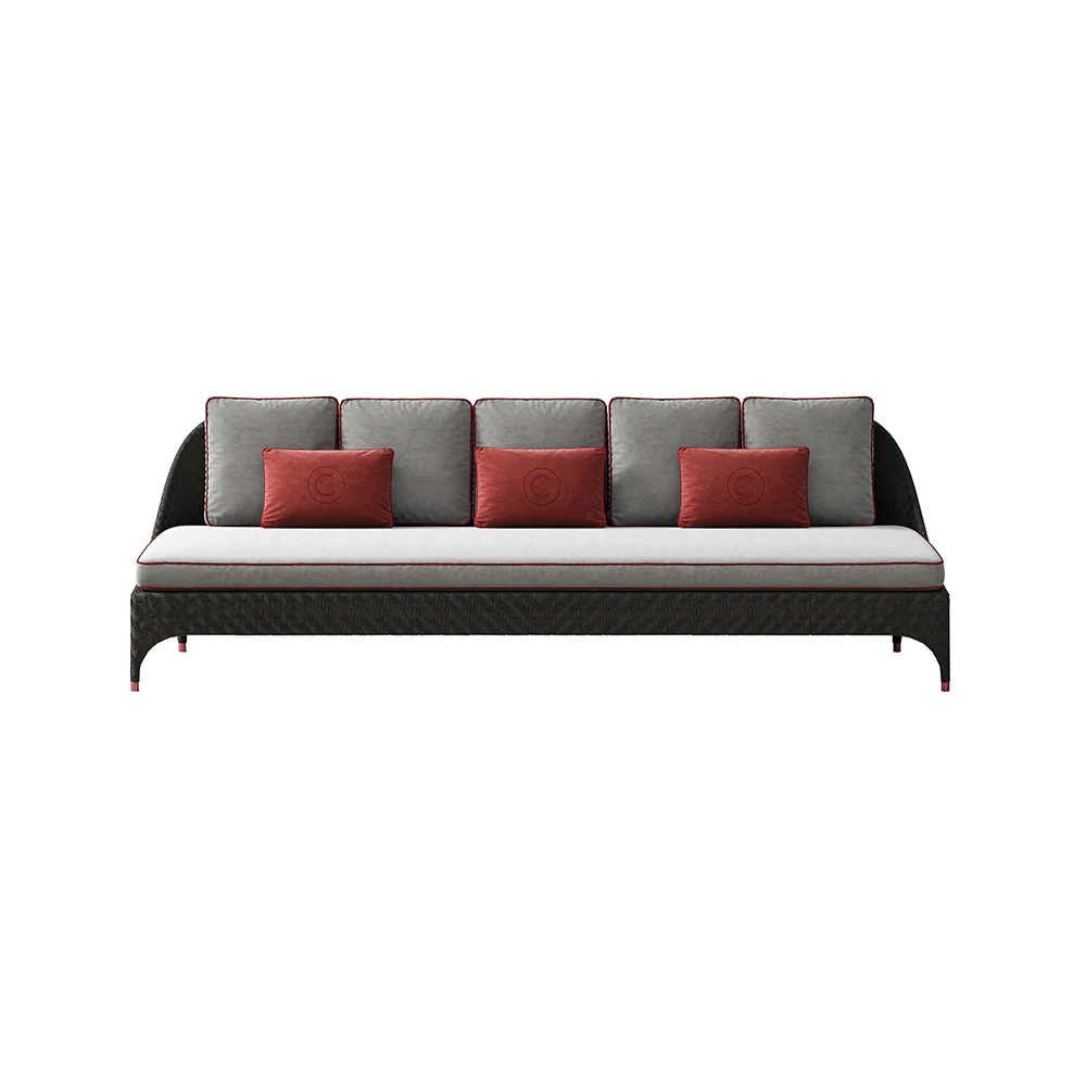 OUTDOOR 3 SEATER SOFA WITHOUT ARMREST | $12,500.00 - Image 1