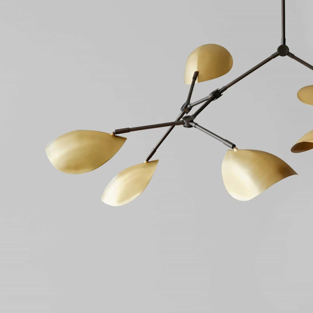 STINGRAY CHANDELIER, BRASS I $1,995.00 - Image 1