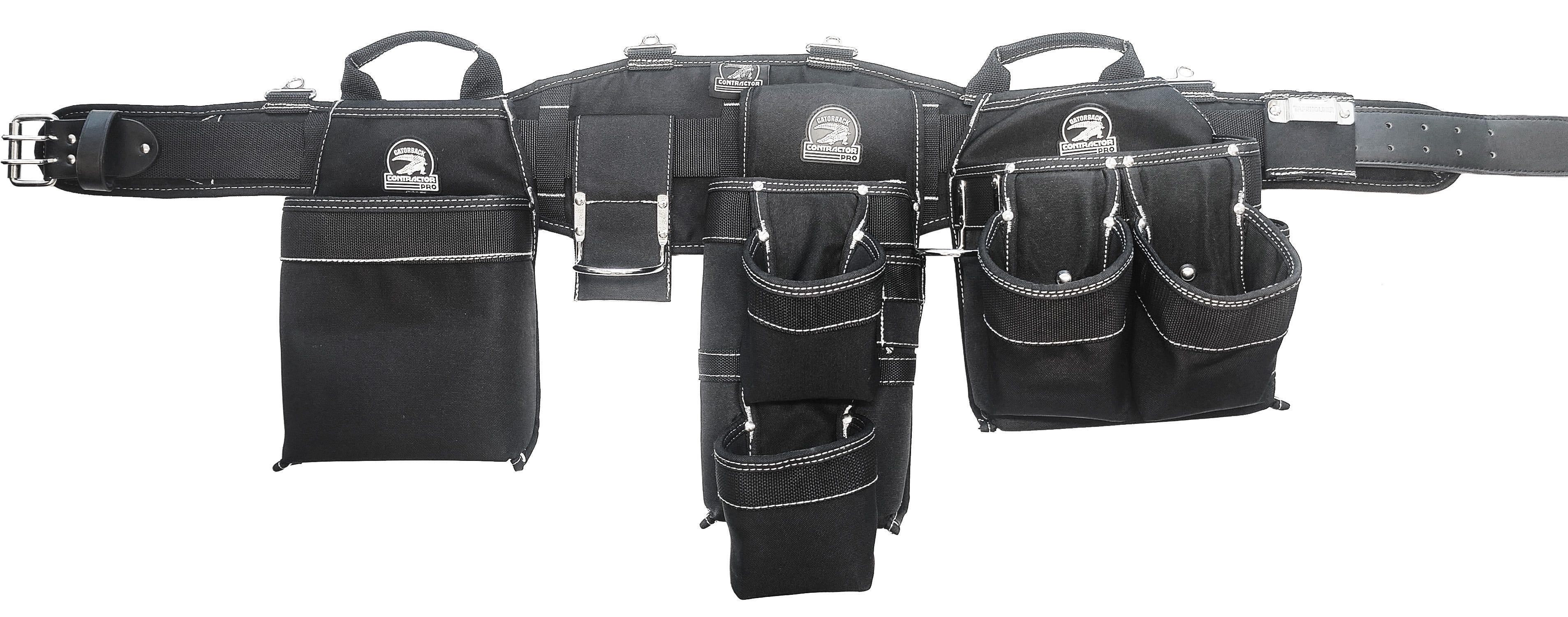 Gatorback B345 Concrete Foundation Setters Triple Pouch Tool Belt Combo - Image 1