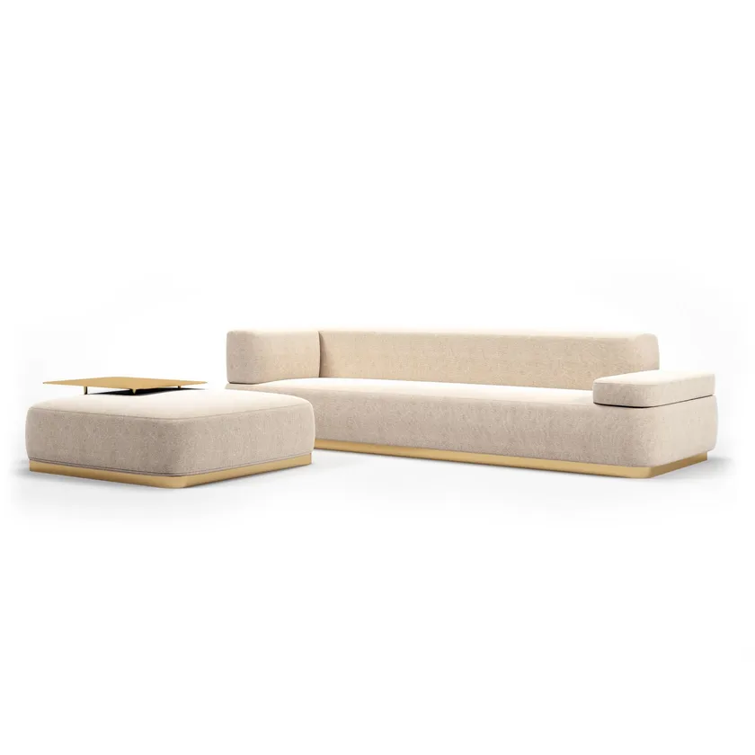 ASTON MARTIN HOME | V255/P POUF WITH TRAY | $13,250.00 - Image 2