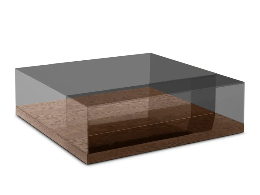 ASTON MARTIN HOME | V227 GLASS AND WOOD COFFEE TABLE | $12,549.00 - Image 1