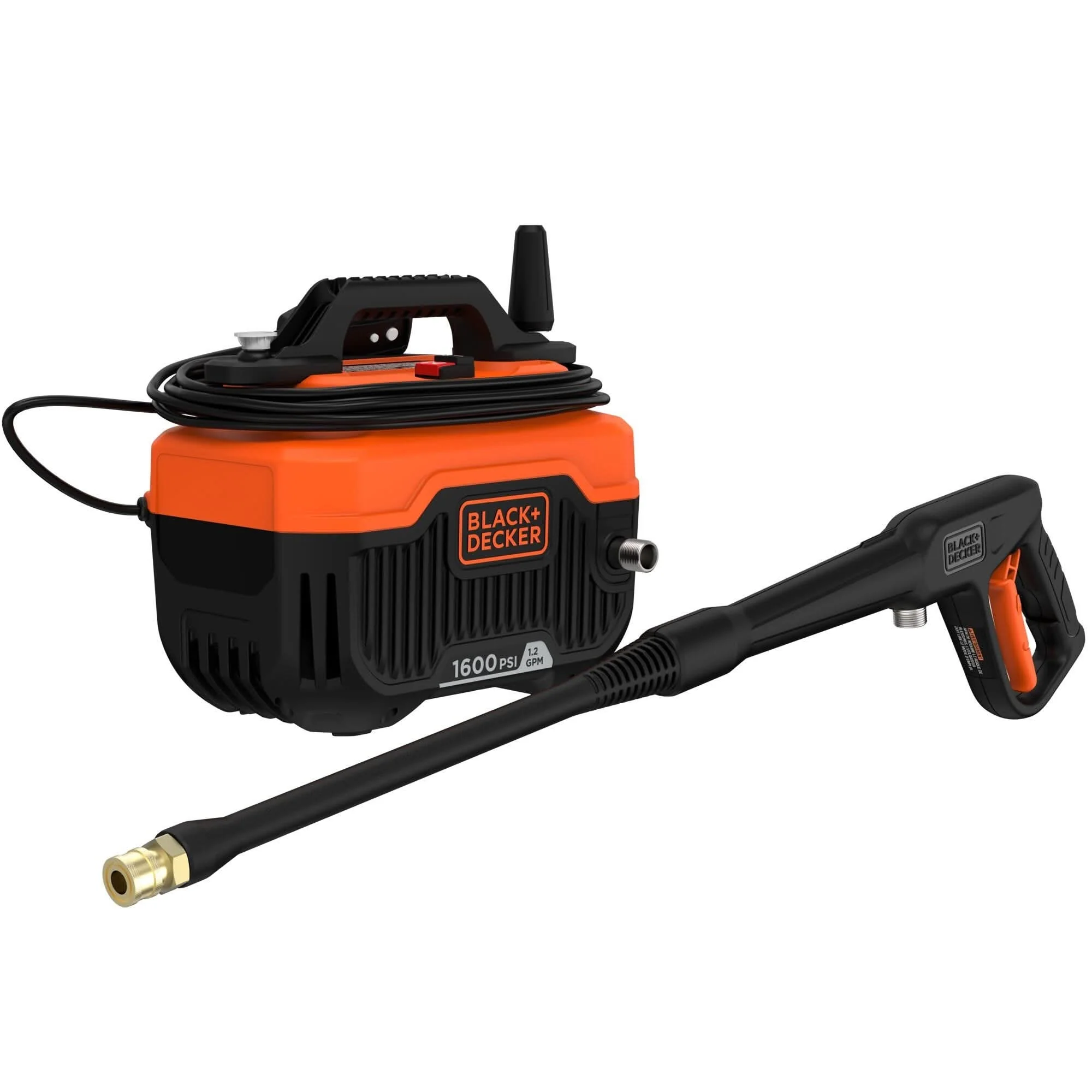 Black & Decker BEPW1600 Corded 1600 PSI 1.2 GPM Cold Water Electric Pressure Washer - Image 2