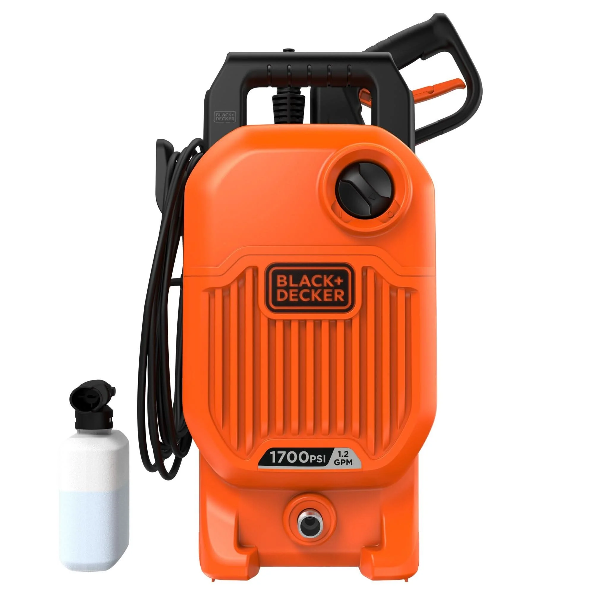 Black & Decker BEPW1700 Corded 1700 PSI 1.2 GPM Cold Water Electric Pressure Washer - Image 3