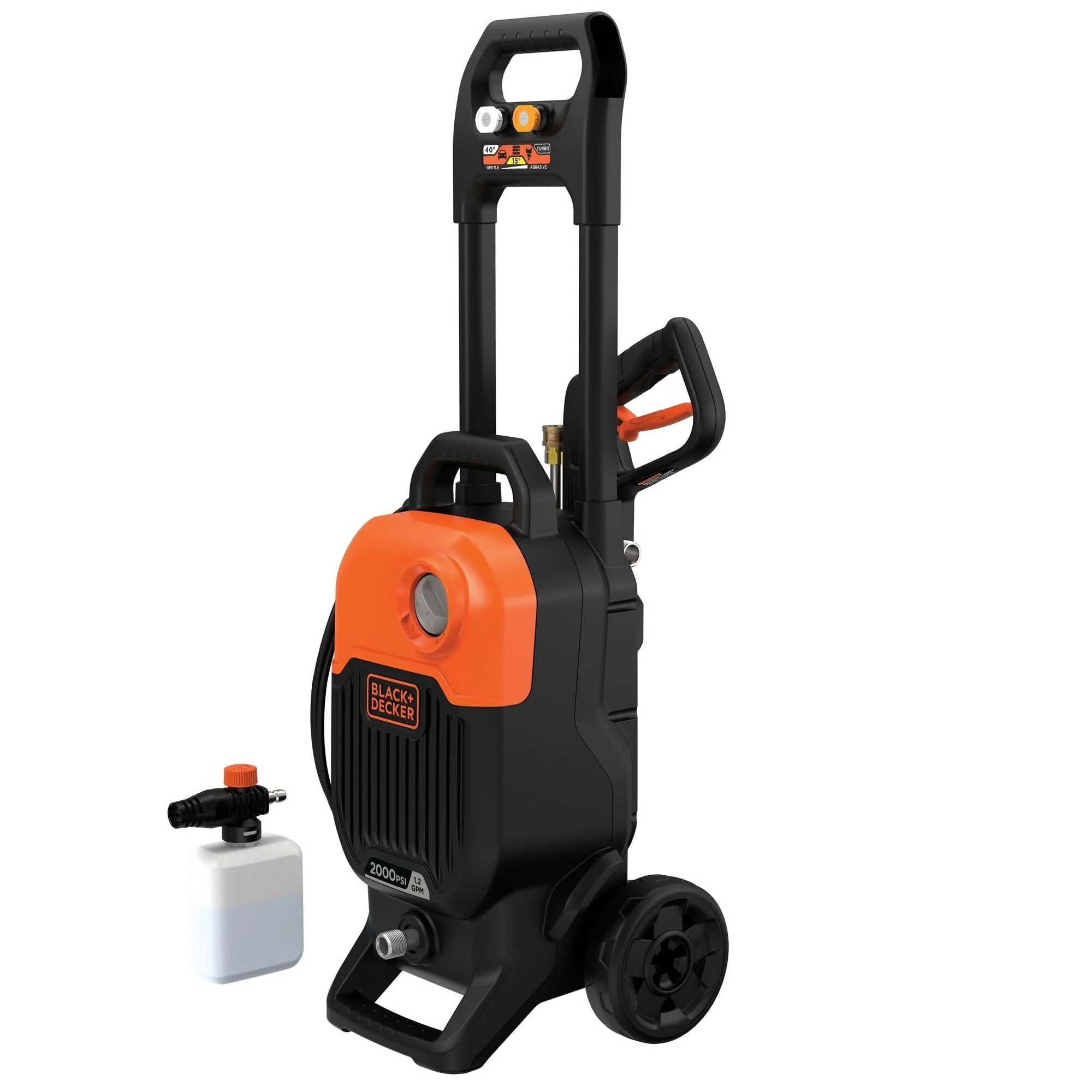 Black & Decker BEPW2000 Corded 2000 PSI 1.2 GPM Cold Water Electric Pressure Washer - Image 2