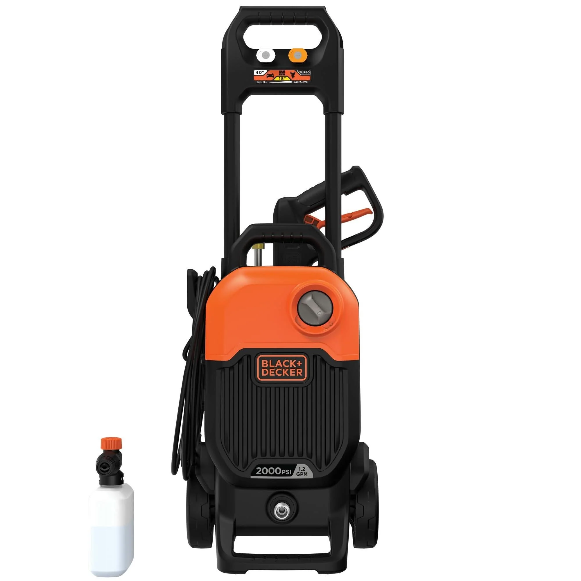 Black & Decker BEPW2000 Corded 2000 PSI 1.2 GPM Cold Water Electric Pressure Washer - Image 3