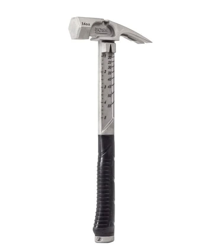 Boss Hammers BHPPS14TIS 14 oz. Pro Plus Titanium Smooth Face Hammer - Image 2