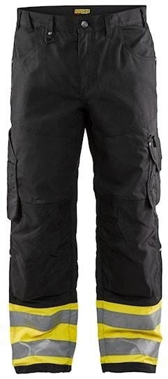 Blaklader 16971330 Hi-Vis Ripstop Pants, High-Visibility Yellow / Black - Image 1