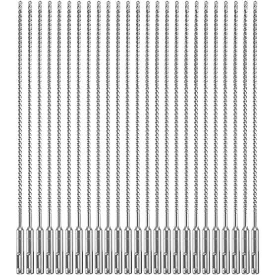 Bosch HCFC2014B25 25-Piece 3/16 In. x 10 In. x 12 In. SDS-plus Bulldog Xtreme Carbide Rotary Hammer Drill Bits - Image 1