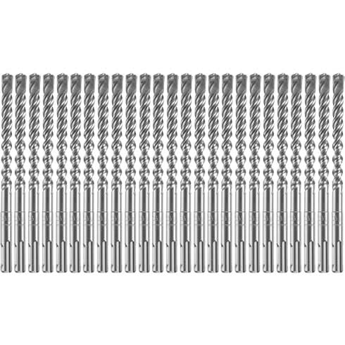 Bosch HCFC2061B25 25-Piece 3/8 In. x 4 In. x 6 In. SDS-plus Bulldog Xtreme Carbide Rotary Hammer Drill Bits - Image 1