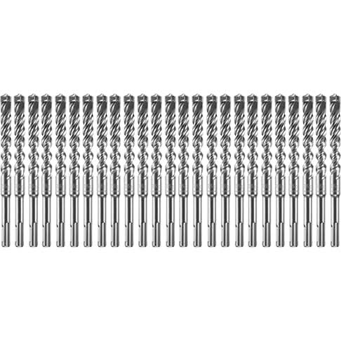 Bosch HCFC2081B25 25-Piece 1/2 In. x 4 In. x 6 In. SDS-plus Bulldog Xtreme Carbide Rotary Hammer Drill Bits - Image 1