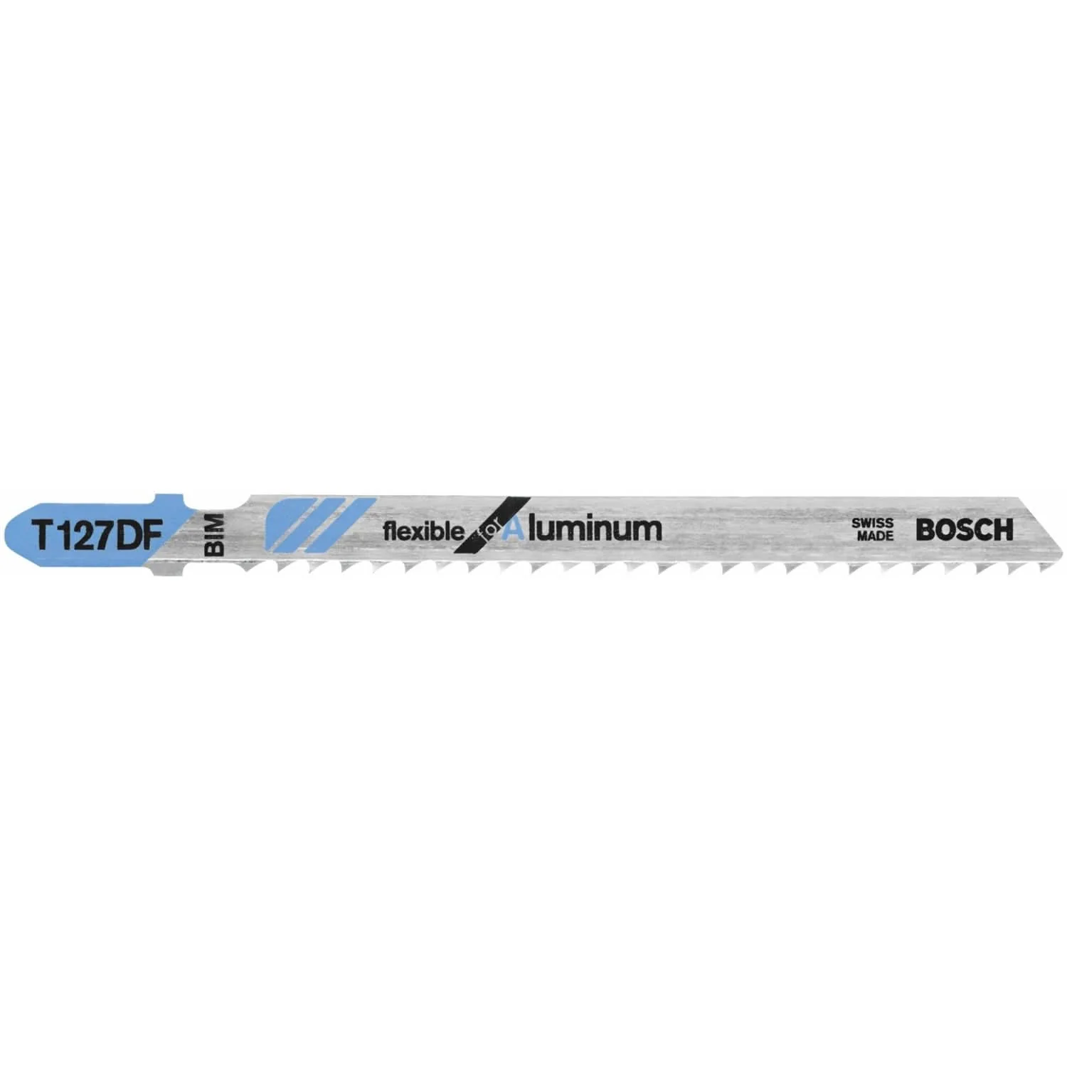 Bosch T127D 5-Piece 4″ 8 TPI Special for Aluminum T-Shank Jigsaw Blades