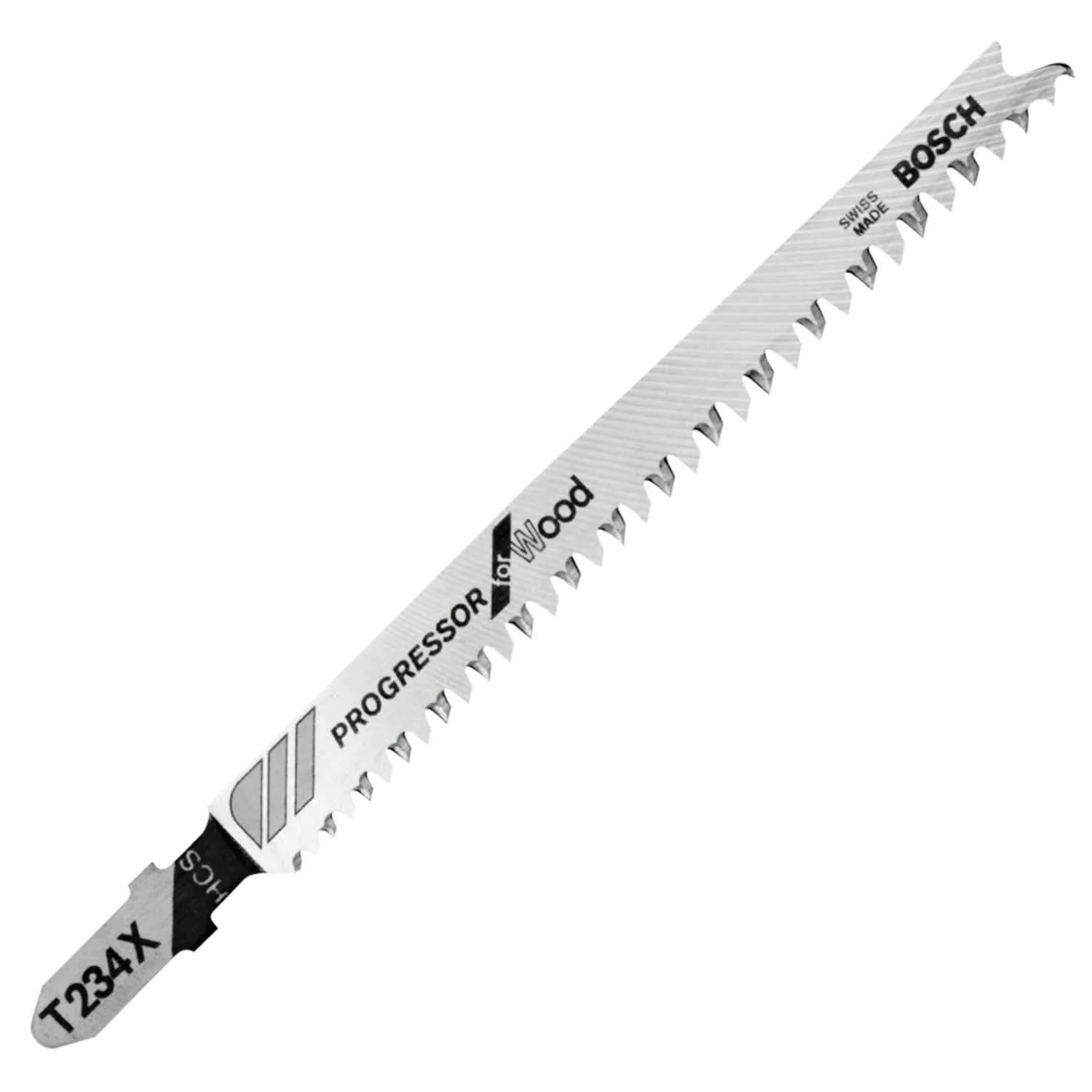 Bosch T234X3 3-Piece 4-1/2 In. 8-12 TPI Progressor Wood Cutting T-Shank Jig Saw Blades