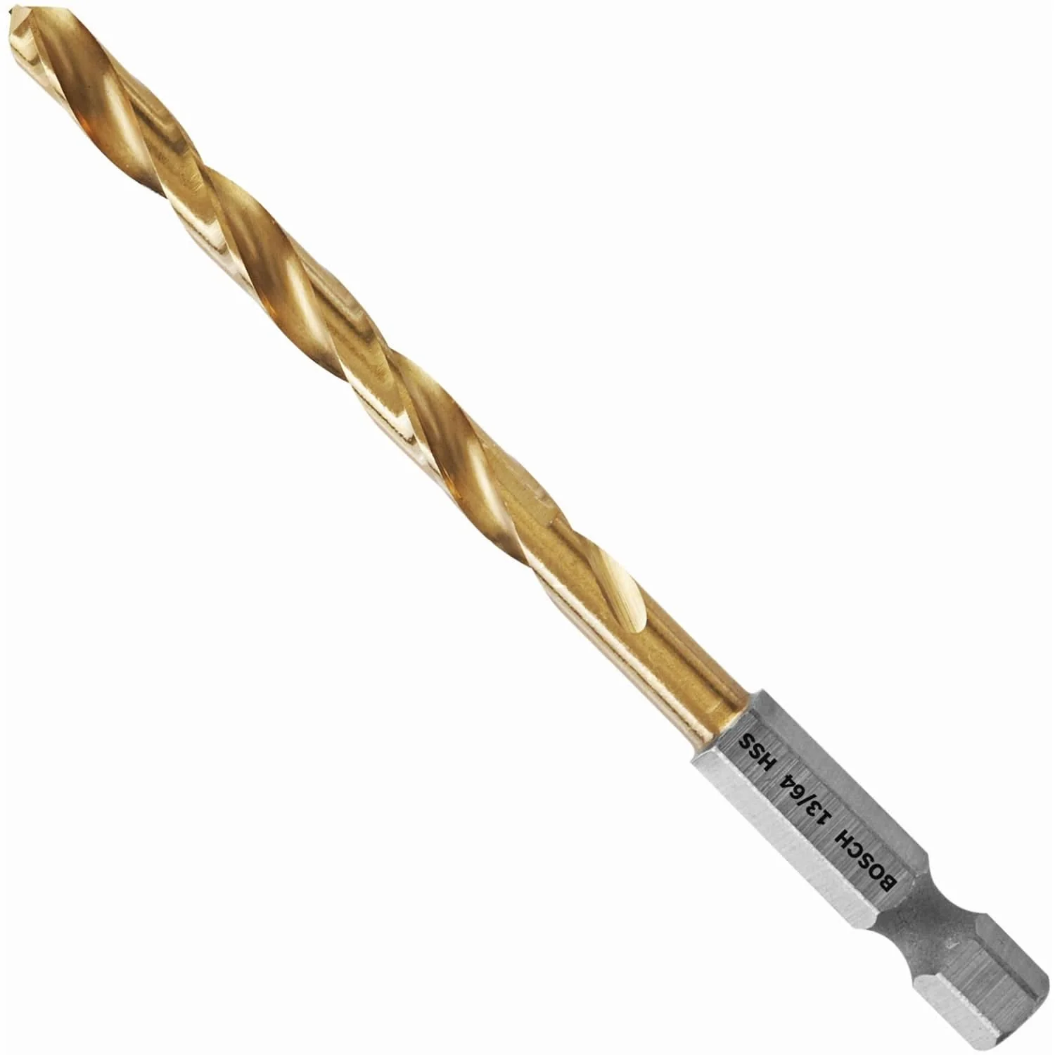 Bosch TI2140 13/64 In. x 3-5/8 In. Titanium-Coated Drill Bit - Image 1