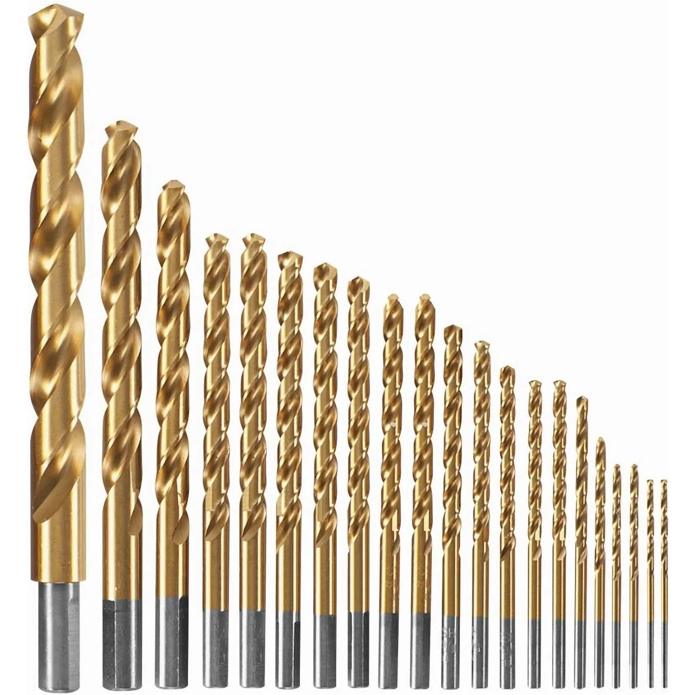 Bosch TI21A 21-Piece Titanium-Coated Metal Drill Bit Set - Image 1