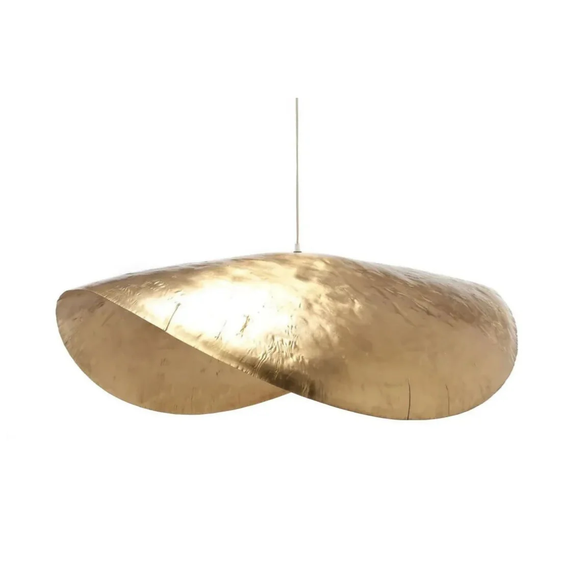 GERVASONI | LARGE BRASS SUSPENSION LAMP | $1,665.00 - Image 1