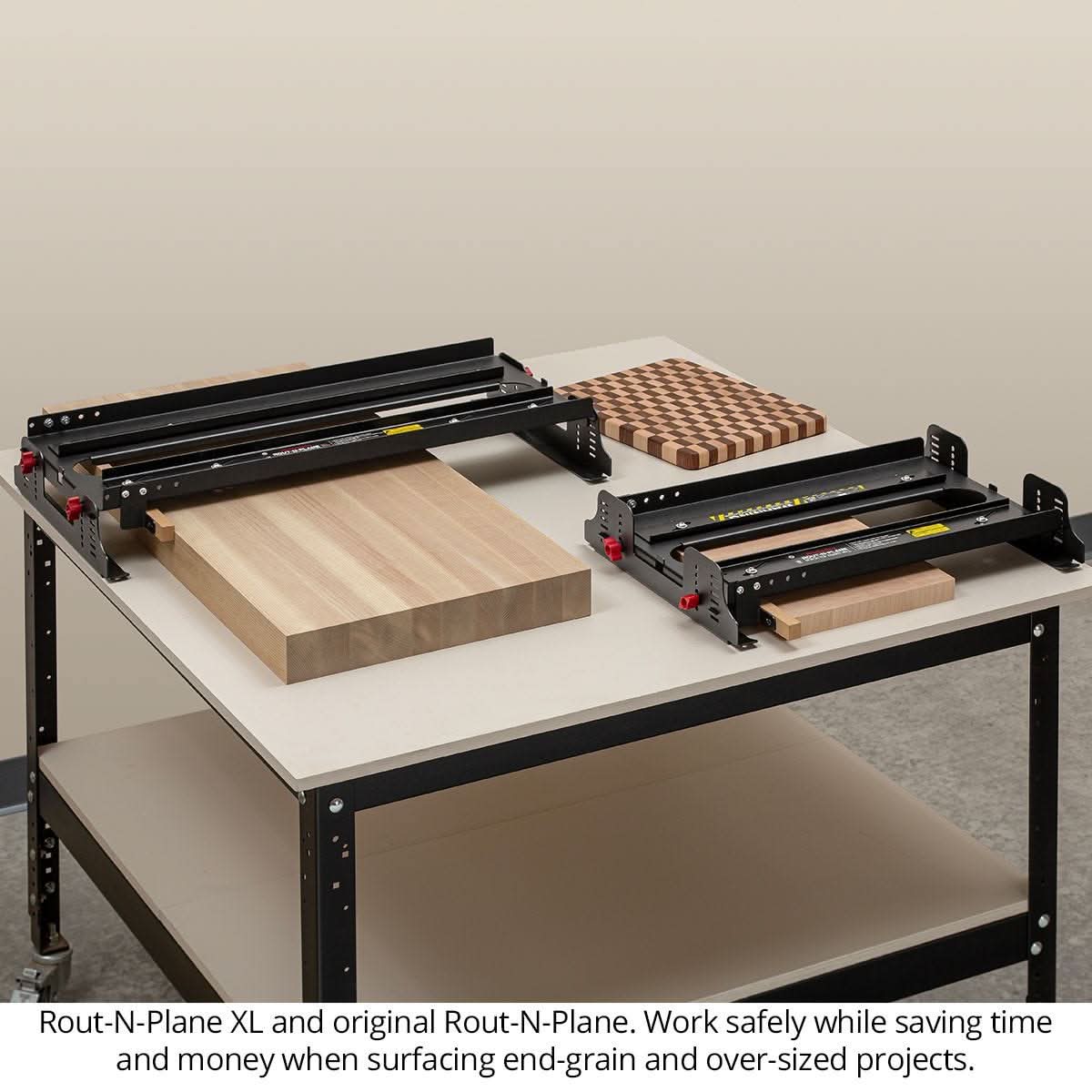Woodpeckers BTBM-XL Rout-N-Plane Benchtop Board Mill XL - 24 in. Capacity - Image 3
