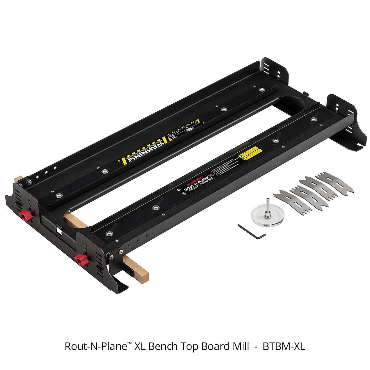 Woodpeckers BTBM-XL Rout-N-Plane Benchtop Board Mill XL – 24 in. Capacity