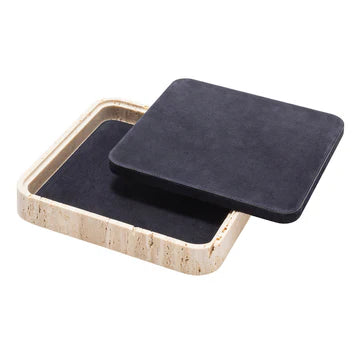 GIOBAGNARA | GIZA LEATHER & MARBLE SQUARE BOX #2 | $855.00 - Image 2