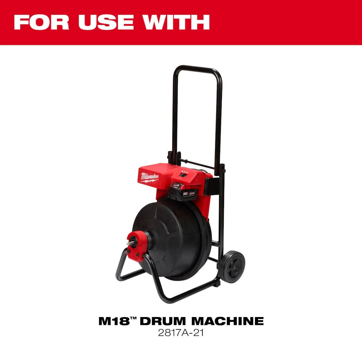 Milwaukee 47-53-2817 Drum w/ Anchor Cable for M18 Drum Machine - Image 2