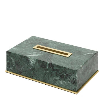 GIOBAGNARA | POSITANO MARBLE RECTANGULAR TISSUE HOLDER #3 | $1,475.00 - Image 1