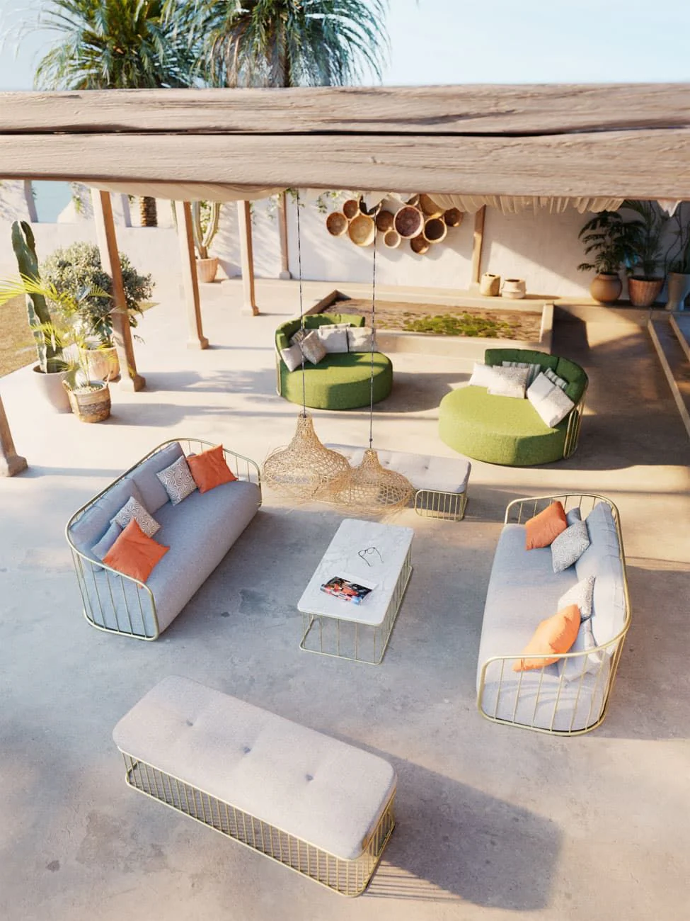 OUTDOOR CHARLESTIN COFFEE TABLE | $7,720.00 - Image 2