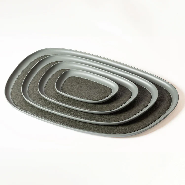 GIOBAGNARA | MARIS SMALL RECTANGULAR GREEN TRAY BY KELLY WEARSTLER | $390.00 - Image 2