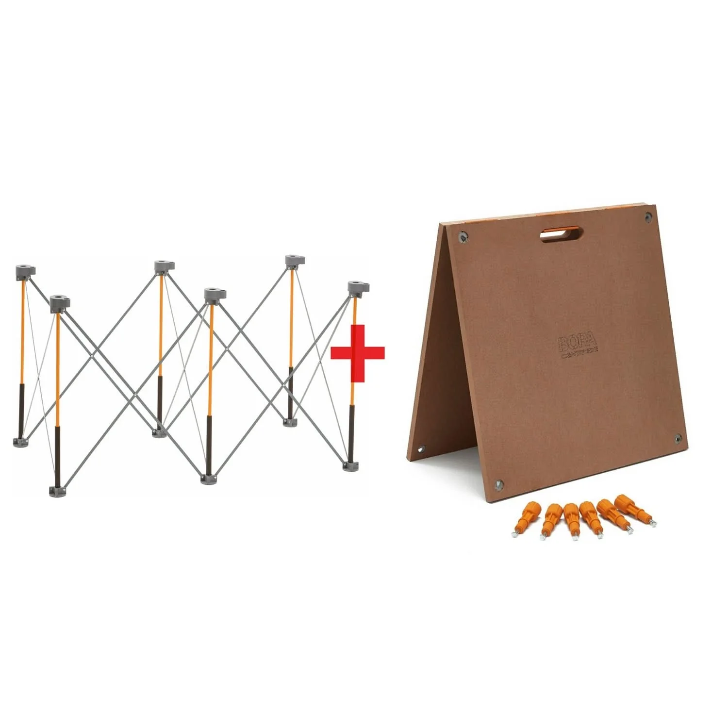 Bora Centipede 2×4-Foot Work Table Support System with Centipede Table Top, Plain