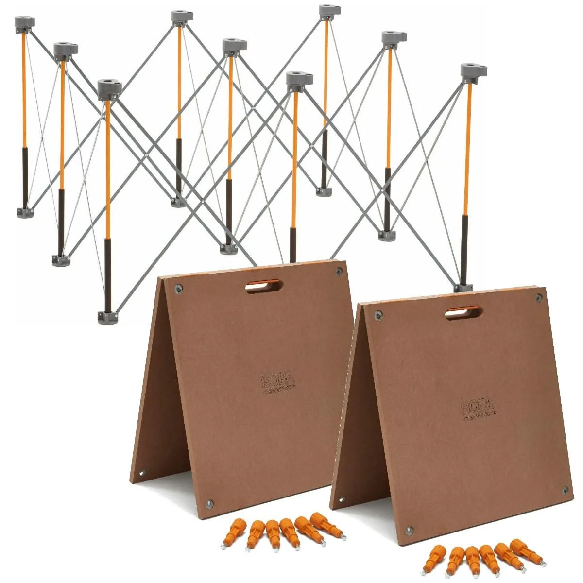 Bora Centipede 4×4-Foot Work Table Support System with Plain Table Top Set