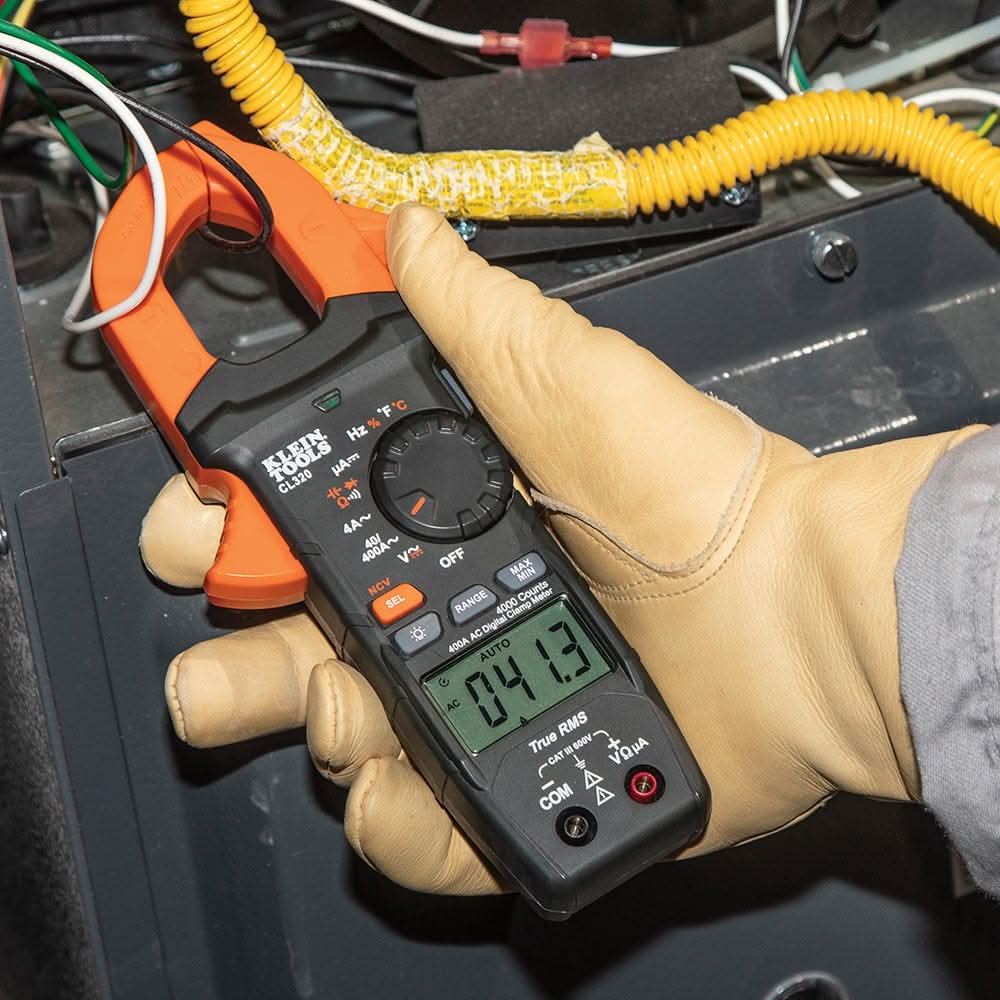Klein Tools CL320 HVAC Digital Clamp Meter, AC Auto-Ranging 400 Amp - Image 3