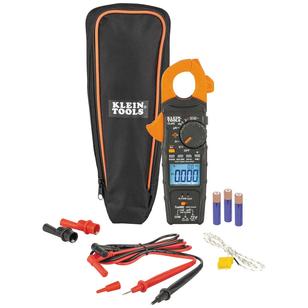 Klein Tools CL445 HVAC Clamp Meter - Image 1