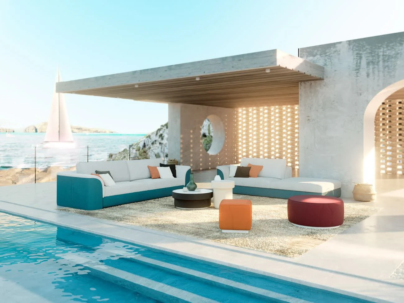 OUTDOOR COIL COFFEE TABLE | $5,790.00 - Image 3
