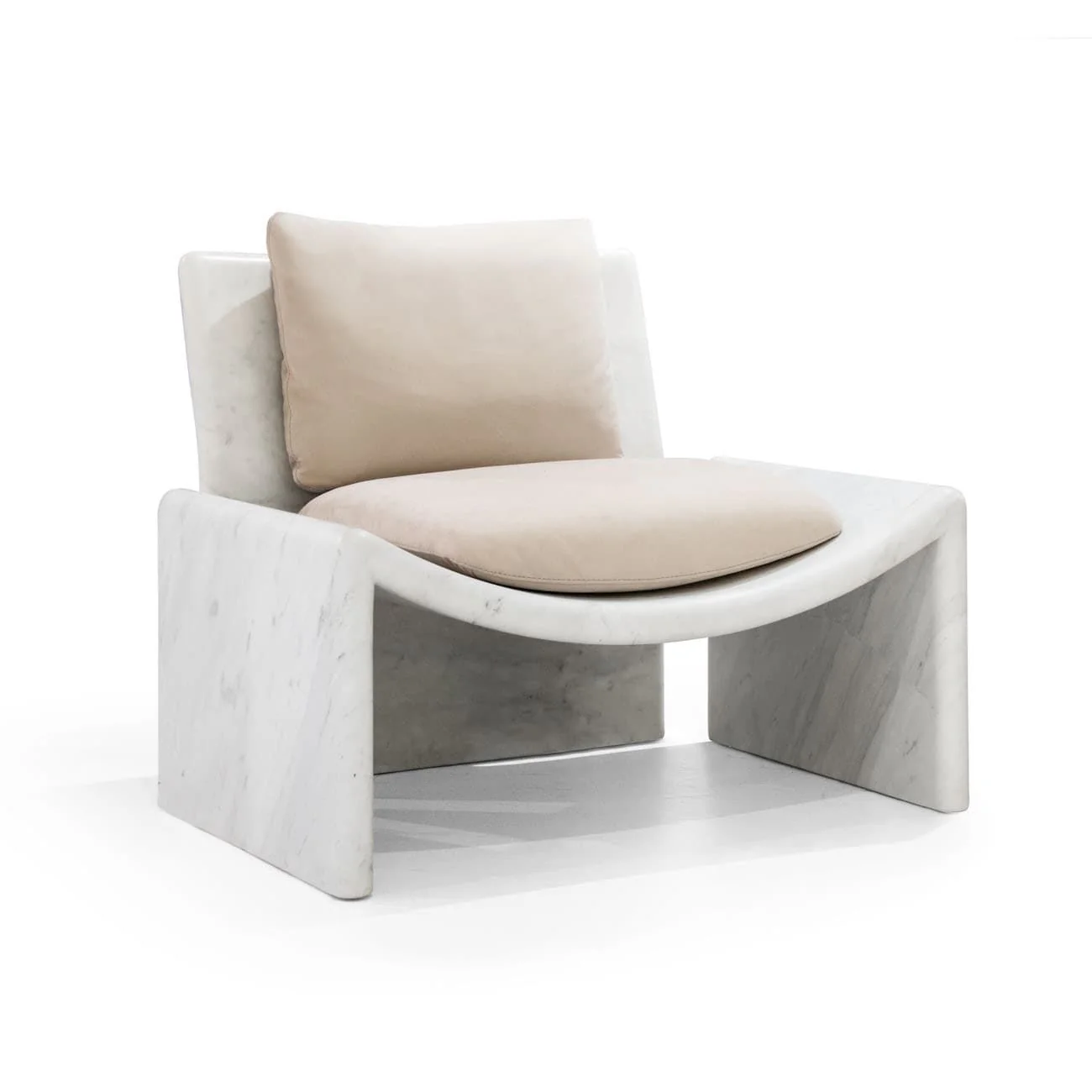 OUTDOOR COPACABANA MARBLE ARMCHAIR | $19,300.00 - Image 1