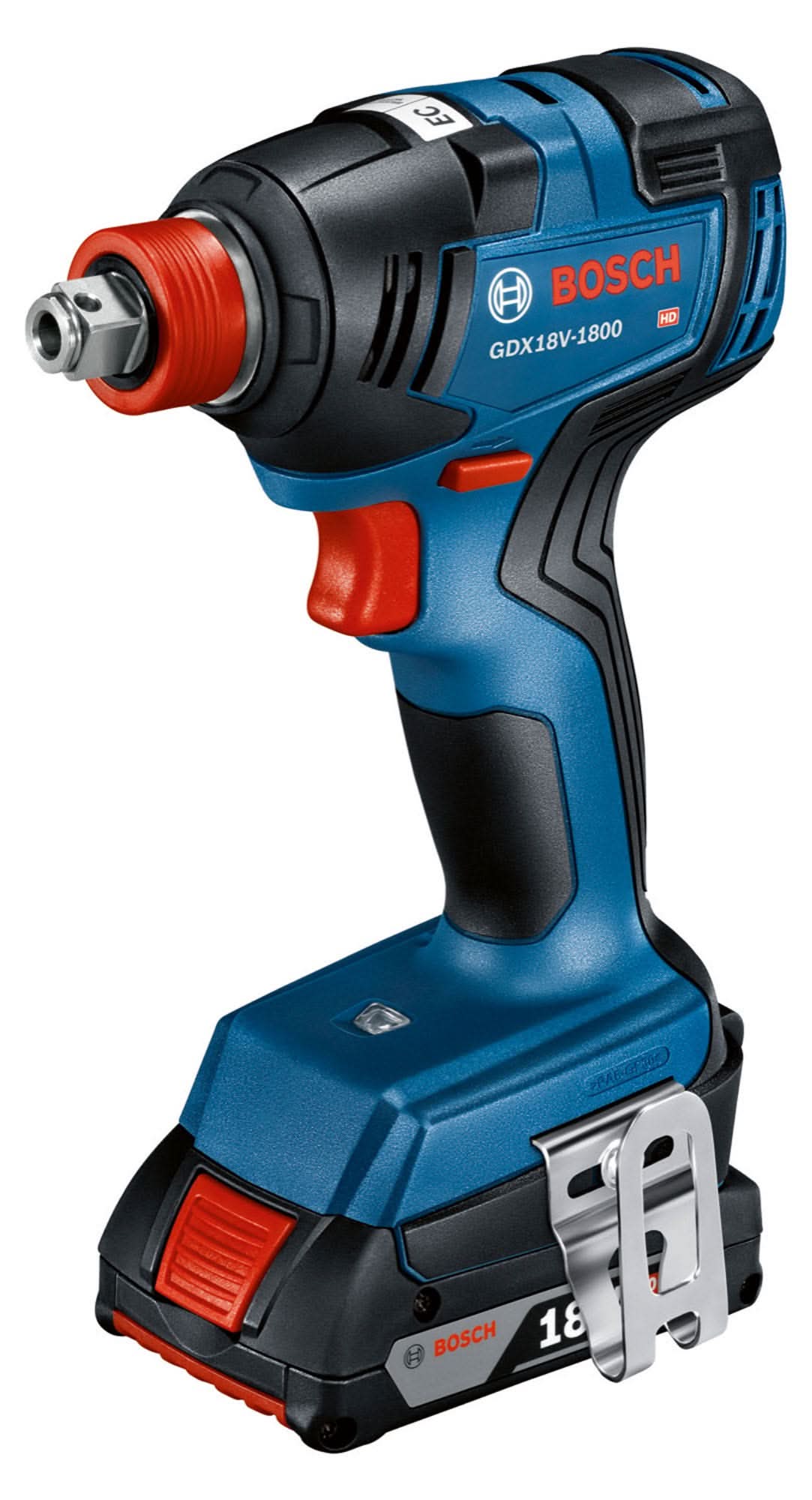 Bosch GDX18V-1800B12 18V EC Brushless 1/4 In. and 1/2 In. Two-in-One Bit/Socket Impact Driver Kit with 2.0Ah SlimPack Battery - Image 3