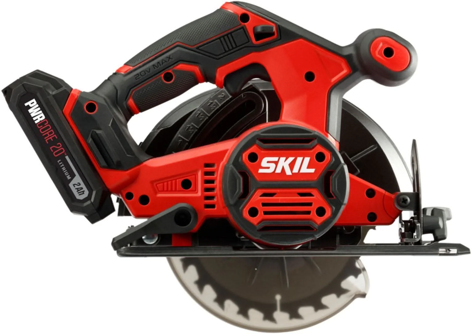 SKIL CR540602 PWR CORE 20 20V 6-1/2'' Circular Saw Kit with PWRCore 20 Lithium Battery - Image 2