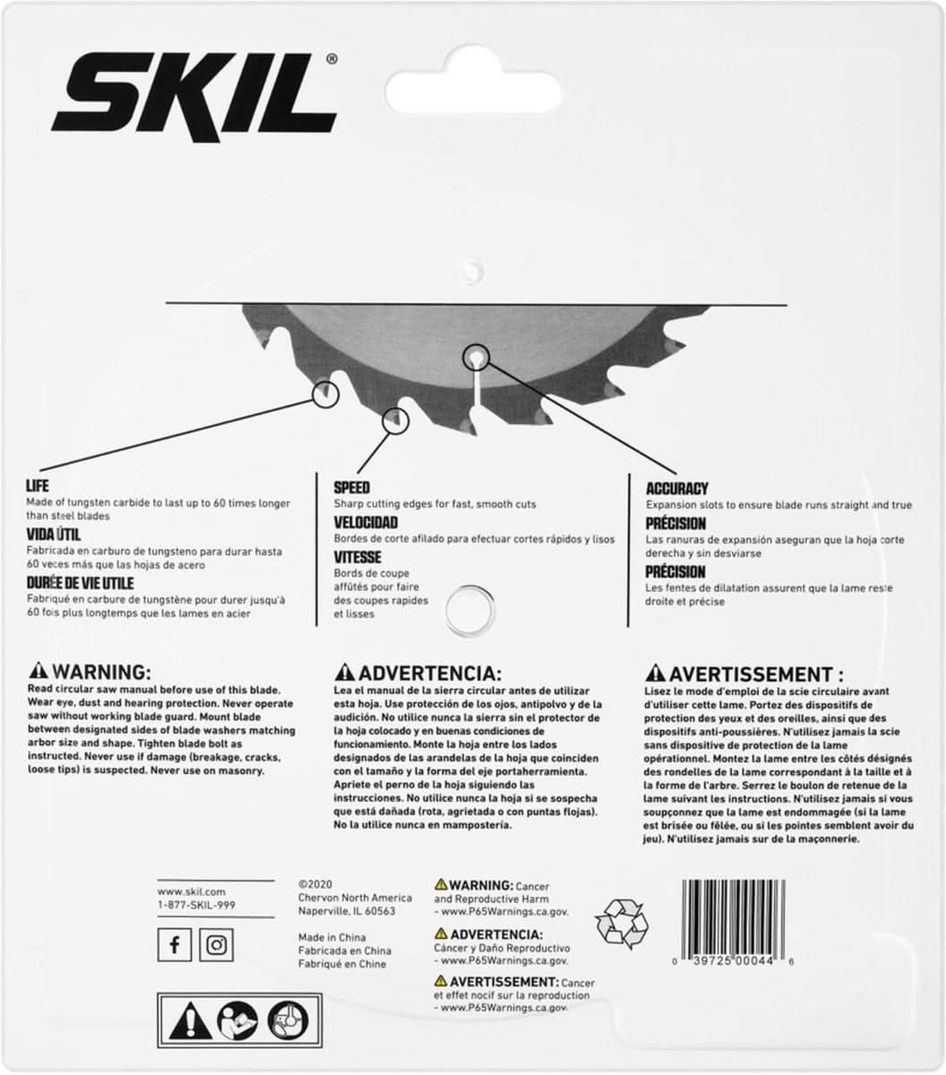 SKIL CRB1001 5-1/2 In. 18-Tooth Circular Saw Blade - Image 3