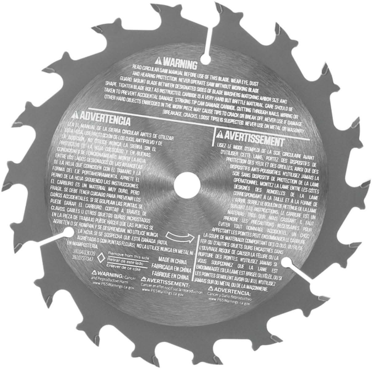 SKIL CRB1001 5-1/2 In. 18-Tooth Circular Saw Blade - Image 2