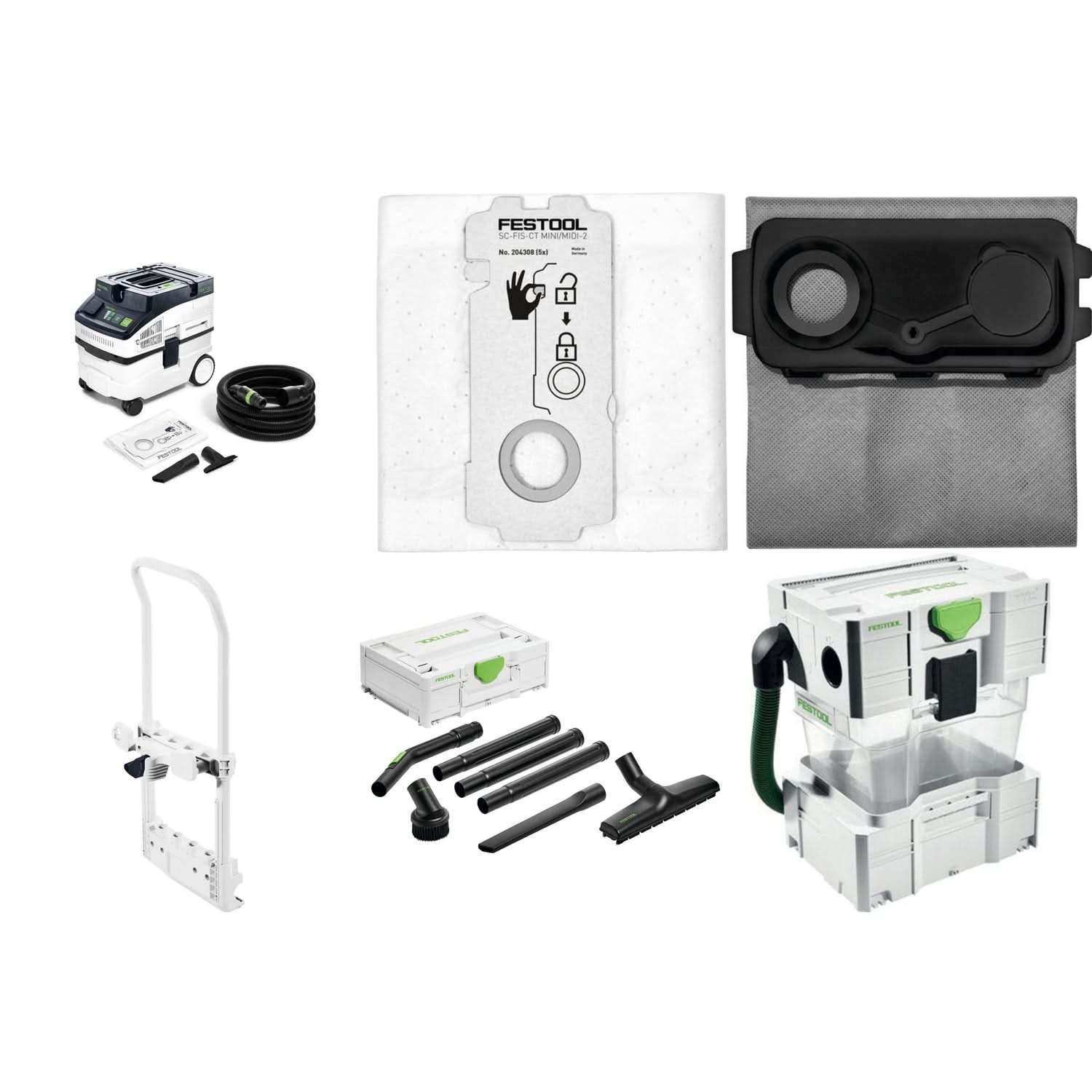 Festool CLEANTEC CT 15 E HEPA Dust Extractor Elite Bundle - Image 1