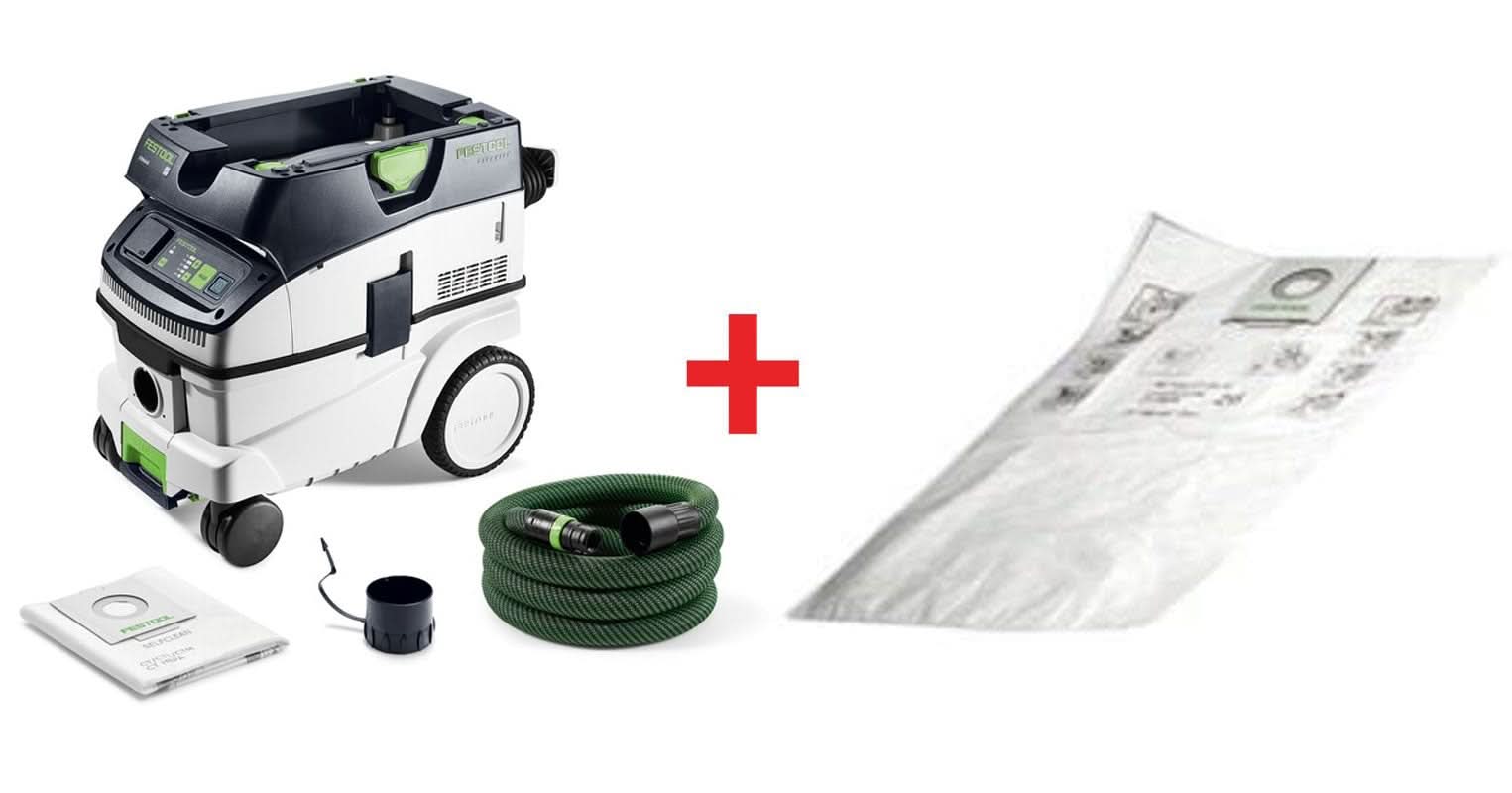 Festool CT 26 EI HEPA Bluetooth Dust Extractor Starter Bundle - Image 1