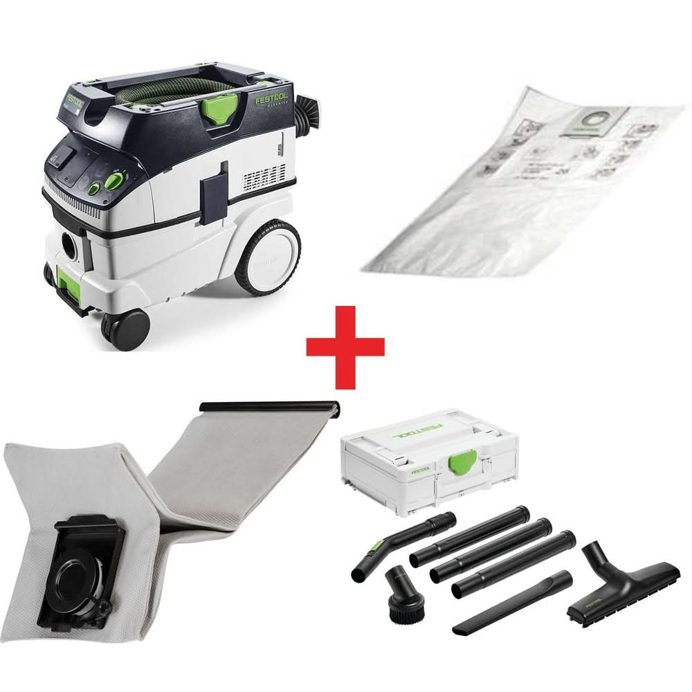 Festool CT 26 EI HEPA Bluetooth Dust Extractor Pro Bundle - Image 3