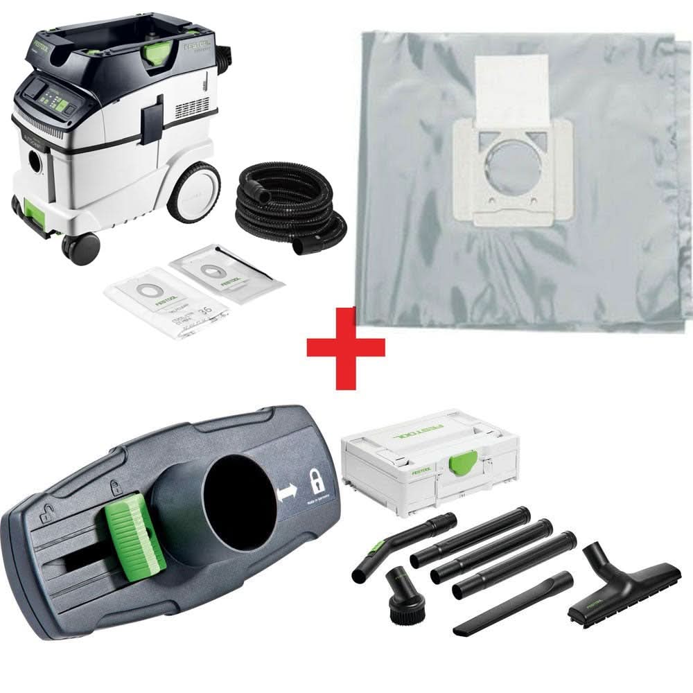 Festool CT 36 EI AC HEPA Bluetooth Dust Extractor Pro Bundle - Image 1