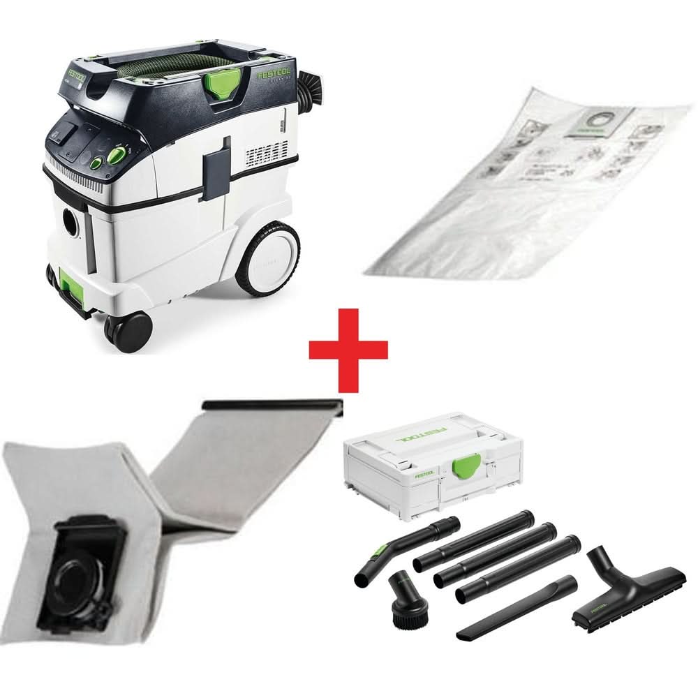 Festool CT 36 EI HEPA Bluetooth Dust Extractor Pro Bundle - Image 3
