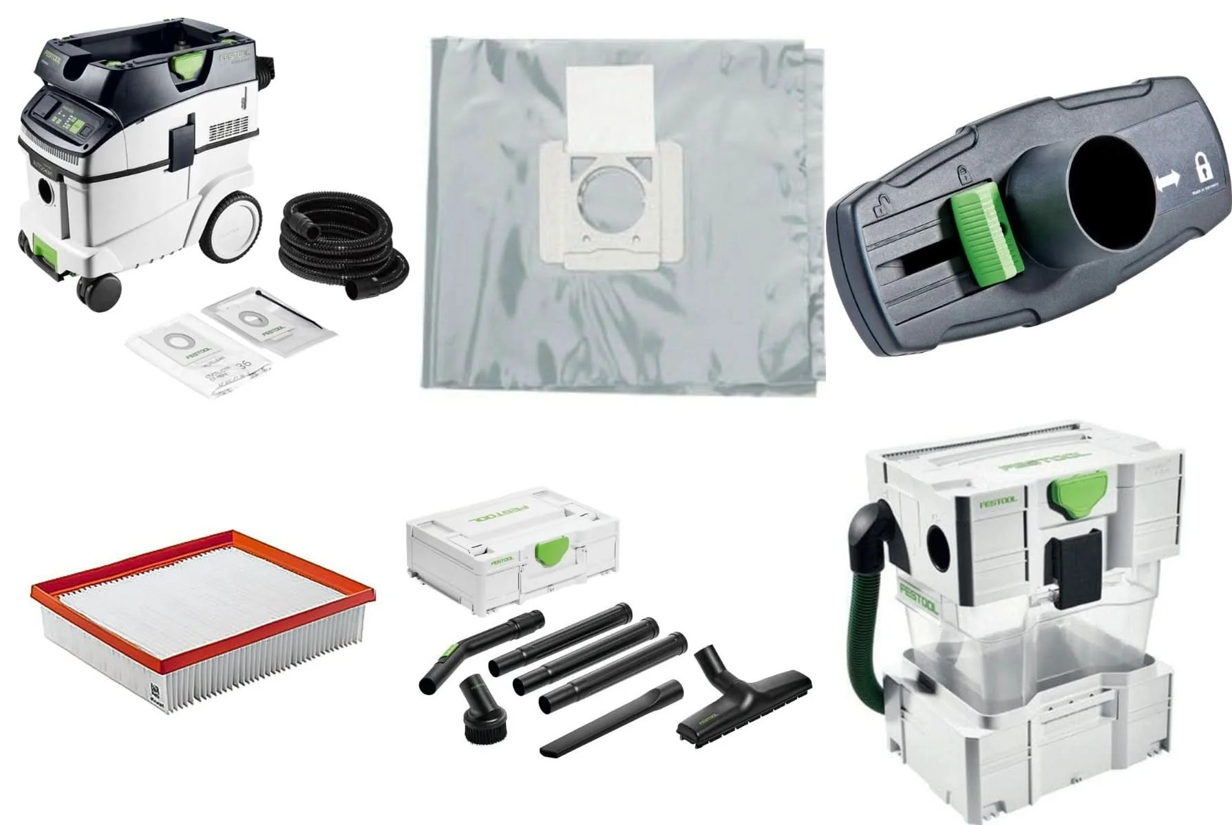 Festool CT 36 EI AC HEPA Bluetooth Dust Extractor Elite Bundle - Image 1