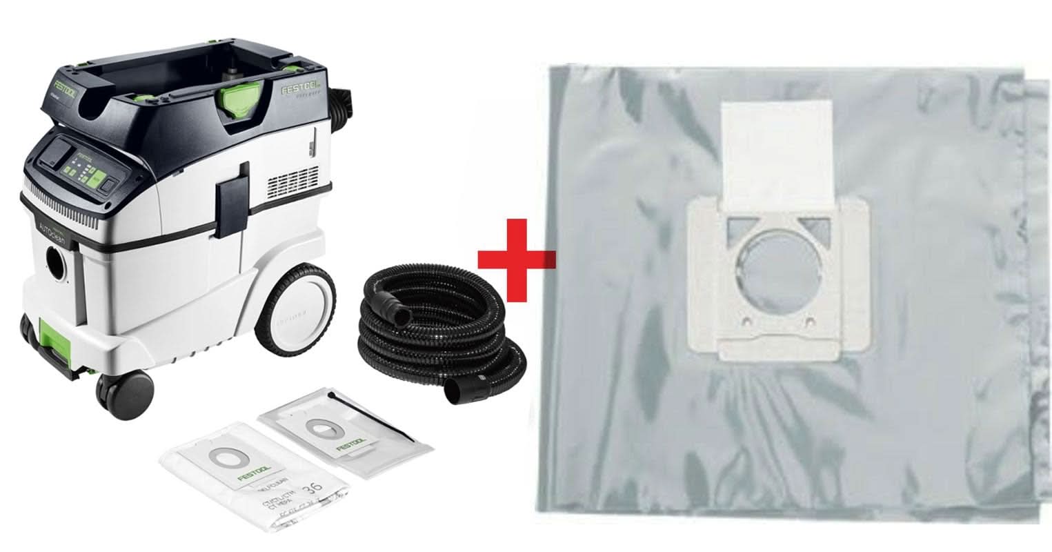 Festool CT 36 EI AC HEPA Bluetooth Dust Extractor Starter Bundle - Image 1