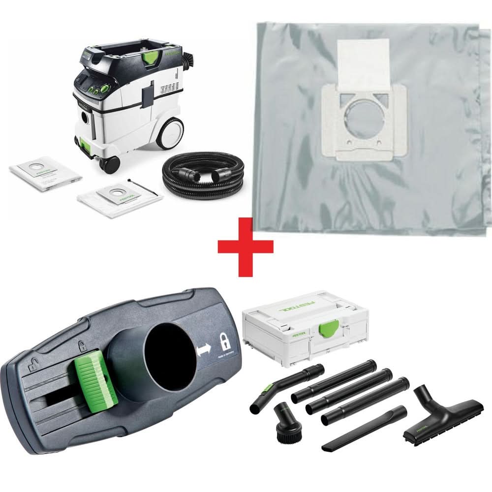 Festool CT 36 EI AC HEPA Bluetooth Dust Extractor Pro Bundle - Image 3