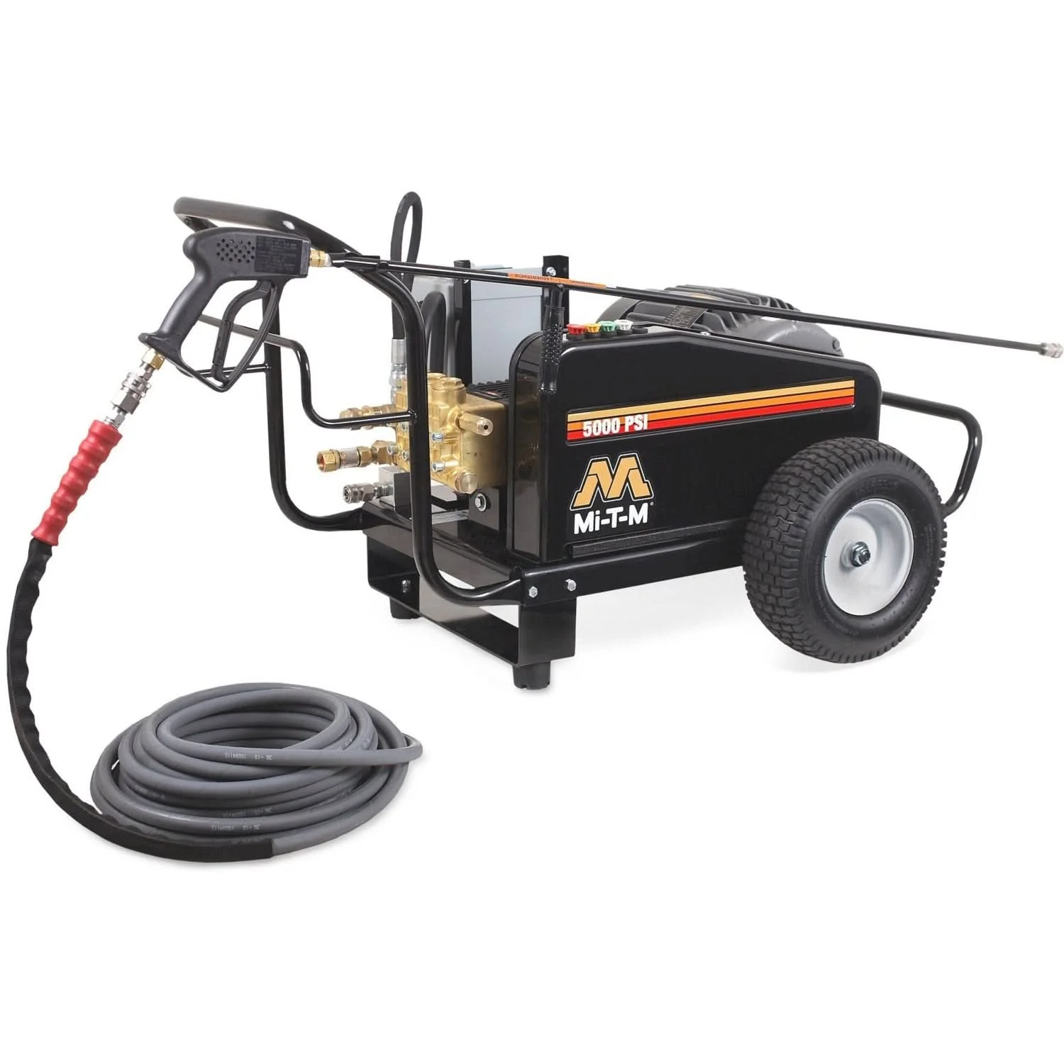 Mi-T-M CW-5004-0ME3 CW Premium Series 5000 PSI Electric Belt Drive Cold Water Pressure Washer - Image 1