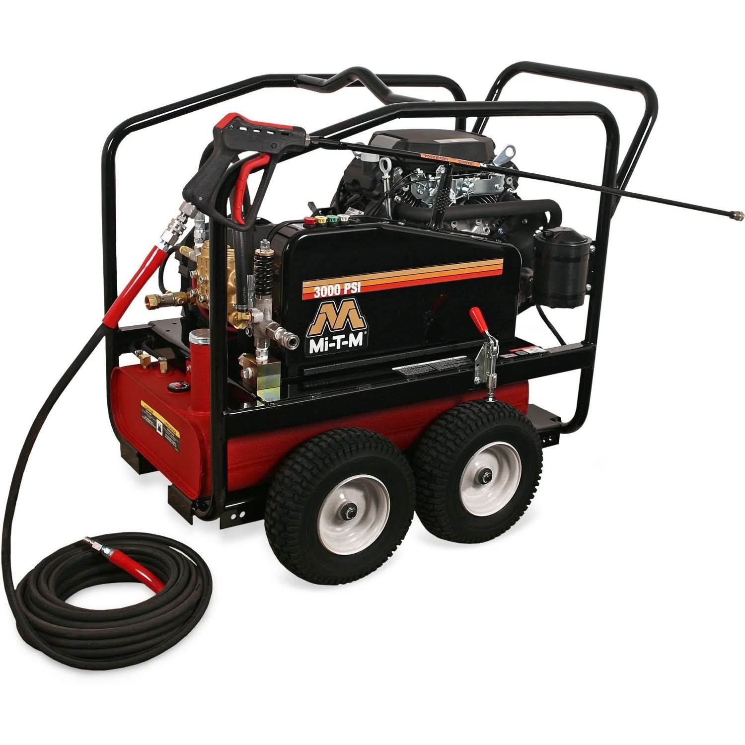 Mi-T-M CWC-3008-4MGH CWC Premium Series 3000 PSI Gasoline Belt Drive Cold Water Pressure Washer - Image 1